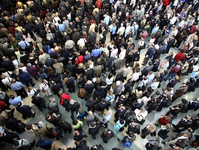 The explosive raise of the human population