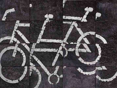 Li Bo, White in Dark Grey No. 3, 2010-2012
Mixed media, 63 x 94 1/2 inches (160 x 240 cm)