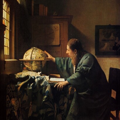 Johannes Vermeer, *The Astronomer*, 1668  

