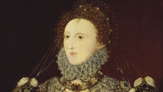 Nicholas Hilliard, Queen Elizabeth I, 1575-76, dettaglio. National Portrait Gallery, Londra, UK