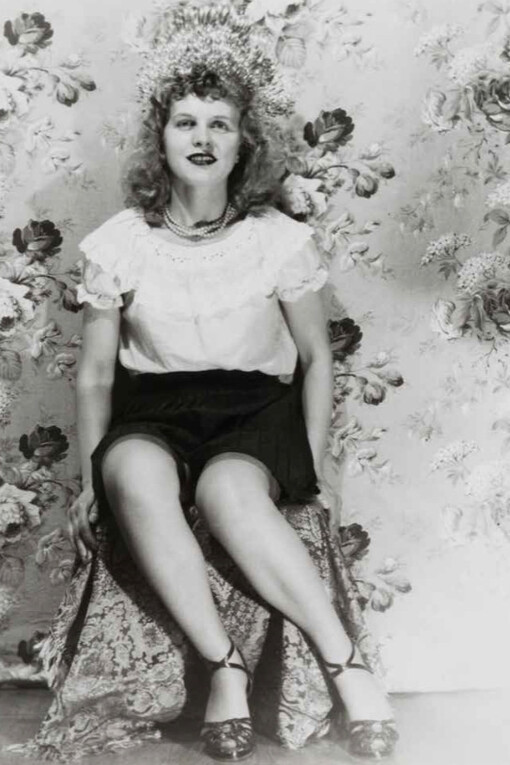 Autumn Ramsey and Eugene Von Bruenchenhein. Courtesy of Jessica Silverman Gallery