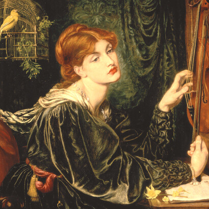 Dante Gabriel Rossetti, Veronica Veronese (detalle)