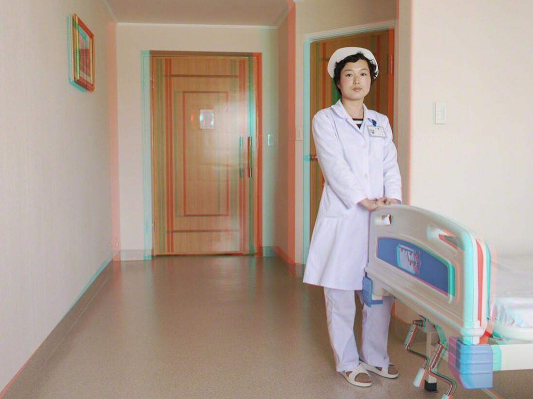 Matjaž Tančič, #106. KIM UN JONG, 29, Nurse, Pyongyang Maternity. Courtesy of Pékin Fine Arts