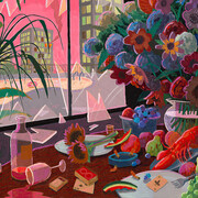 Nicholas Bono Kennedy, Where there is smoke (detail), 2026. Courtesy of Hashimoto Contemporary