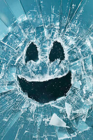 Símbolo da série Black Mirror demonstra um emoji em estilhaços