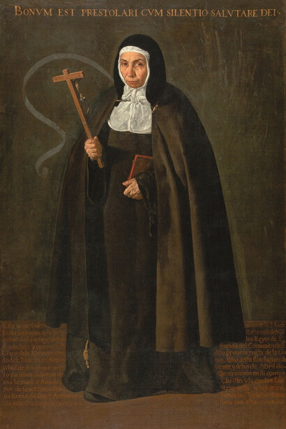Diego Rodríguez de Silva Velázquez, La venerable madre Jerónima de la Fuente, 1620. Cortesía del Museo Nacional del Prado