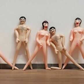 Sex Dolls, 2012, Dimensions variable, Installation view Galerie Thaddaeus Ropac, Paris, Photograph: Arash Nassiri