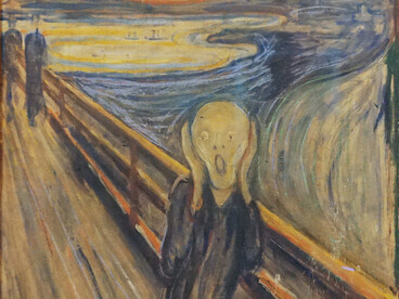 En la penumbra de este vacío es sombría: este agujero de gusano conecta y puentea con las dinámicas más atroces del vampirismo que se nos ha mostrado en la trama Epstein global.  Edvard Munch (1863-1944). "El grito", 1893. Museo Nacional de Noruega, Oslo, Noruega
