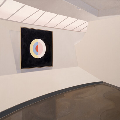 Inner Circle (Guggenheim Museum with Hilma af Klint, 2019)
2019
oil and acrylic on canvas
30 x 30 in. (76.2 x 76.2 cm)