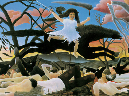 La Guerre ou La Chevauchée de la discorde, 1894. Huile sur toile, 114 x 195 cm. Musée d’Orsay, Paris.