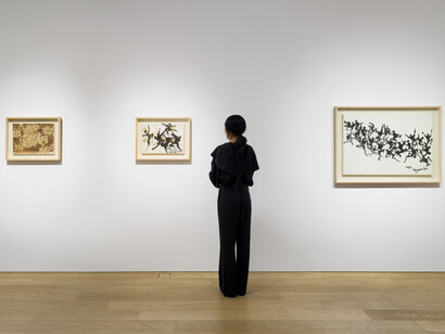 Chang Ucchin, Lee Ungno, and Suh Se Ok, exhibition view. Courtesy of Lehmann Maupin