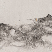 Moonlight Mile in the Snow. Courtesy of Galerie Dumonteil

