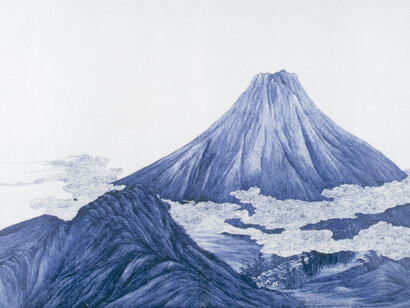 Kawamoto Masukichi, Ornamental panel Mount Fuji. Mit freundlicher genehmigung des Museum für angewandte Kunst