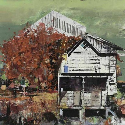 Marius Bercea Toyon 2013 Oil on canvas 95 x 100 cm / (37⅜ x 39⅜ in), courtesy of the artist and Blain|Southern, copyright the artist