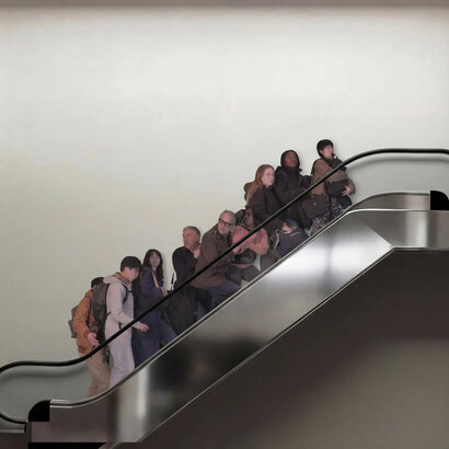 Gabriel Barcia-Colomb, Studies show mobile 1 (detail), 2026. Courtesy of C24 Gallery 