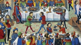 Un banchetto nel Medio Evo