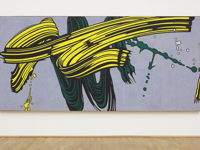 Roy Lichtenstein, Yellow and Green Brushstrokes, 1966
© The Estate of Roy Lichtenstein/ VG Bild-Kunst, Bonn 2017, Foto/photo: Axel Schneider