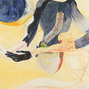 Daniel Domig, Tiresome teachings (detail), 2024. Courtesy of Diana Lowenstein Gallery 
