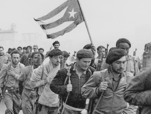 Miembros del movimiento revolucionario en Cuba