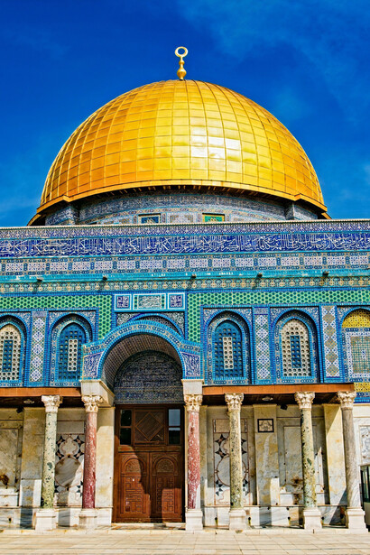 The Dome of Rock has been a sacred place for the Muslims, the Jews and the Christians for hundreds of years