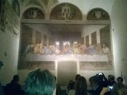 In visita al Cenacolo