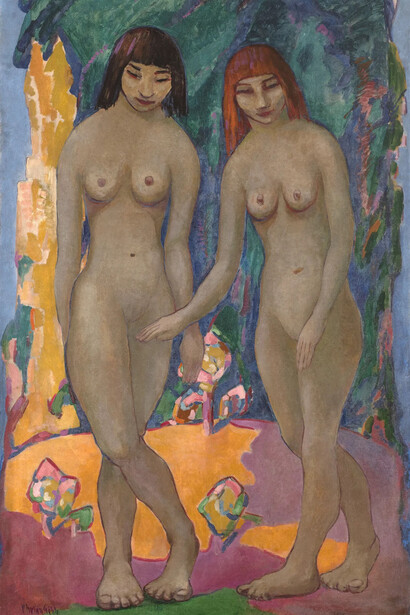 Harry Phelan Gibb, Two women (detail), c.1911. Courtesy of Frestonian Gallery