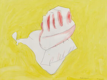 Maria Lassnig, Mittelalterlich (Medieval) (detail), c. 1990 – 2005. Mit freundlicher genehmigung der Galerie Hauser & Wirth