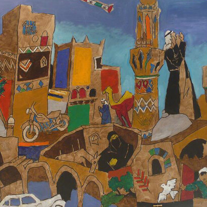 Maqbool Fida Husain. Courtesy of Qatar Museums