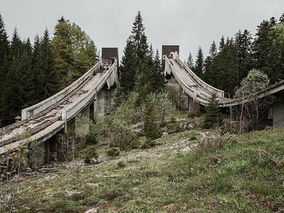 Instalações olímpicas em ruinas: Sarajevo
