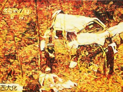 Xia Xing, 12.12.29B, 2012, Oil on canvas, 13 3/4 x 19 5/8 in (35 x 50cm)