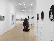 Installation View, Crude Gratitude, 2024. Photo by Inna Svyatsky. Courtesy of Bienvenu Steinberg & J