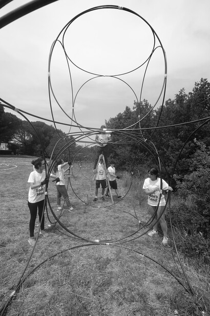 Yona Friedman with Jean- Baptiste Decavèle, No Man’s Land (2016), photo credit: Gino Di Paolo
