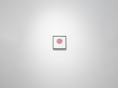 La Chola Poblete, Melancolía del futuro, vista de exhibición. Cortesía de Galería Travesía Cuatro