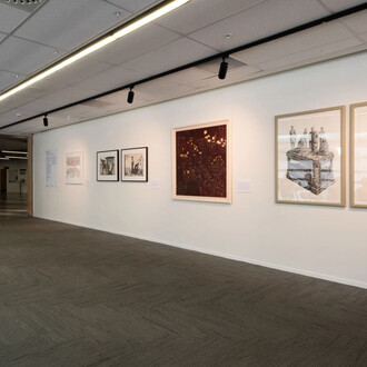 Various artists, History unravelling, exhibition view. Courtesy of Te Pātaka Toi Adam Art Gallery 