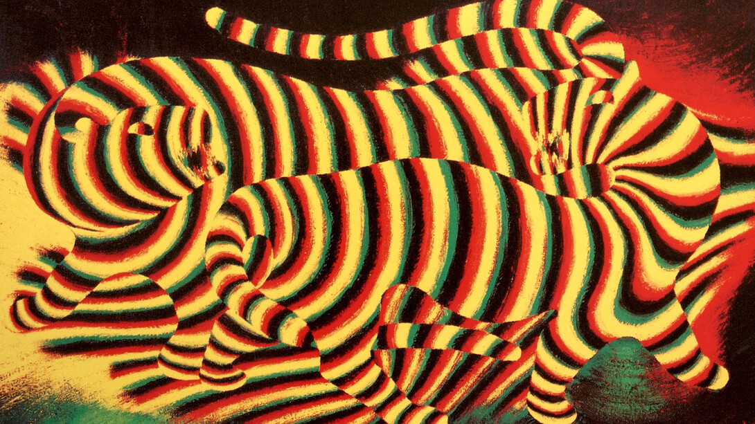 Victor Vasarely, Tigers, 1938, serigraph