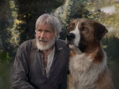 Una scena del film Il richiamo della foresta (2020)