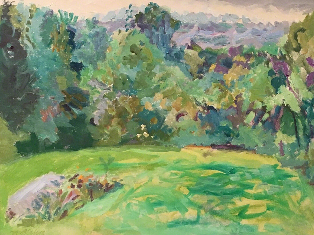 Nell Blaine, Summer, Quaker Hill, 1969. Courtesy of Tibor de Nagy