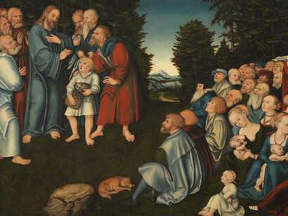 Lucas Cranach the Elder and Workshop, Feeding of the Five Thousand, nach 1537. Nationalmuseum, Stockholm / Foto: © Cecilia Heisser/Nationalmuseum