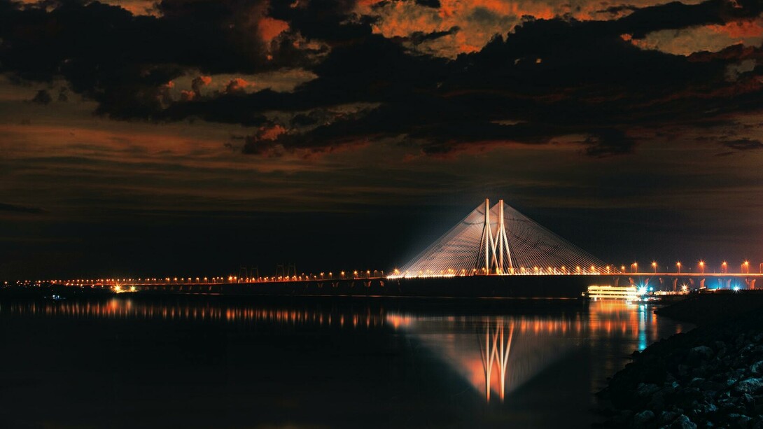 Bandra Worli Sea Link, Mumbai, India 