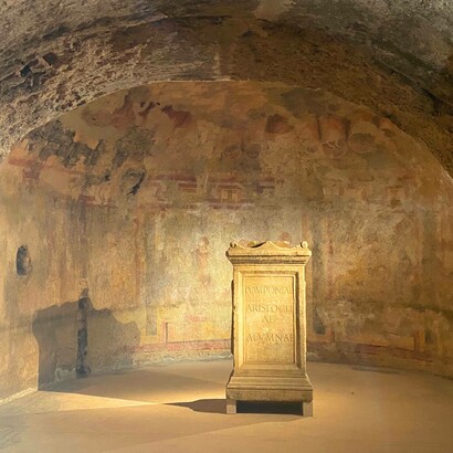 Ipogeo di Santa Maria in Stelle, Verona, Italia, ©️ Germana Cabrelle, autrice del "Libro della buonanotte"  