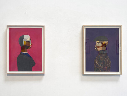 Derrick Adams, Selected editions, exhibition view. Courtesy of Leslie Sacks Gallery