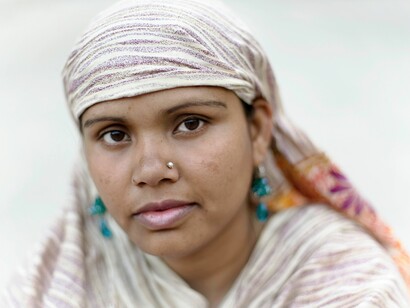 A woman in Bangladesh