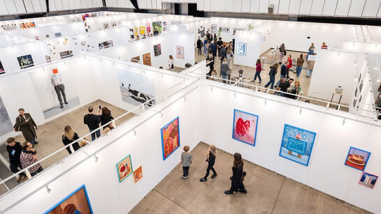 ArtVilnius past edition, exhibition view. Courtesy of ArtVilnius