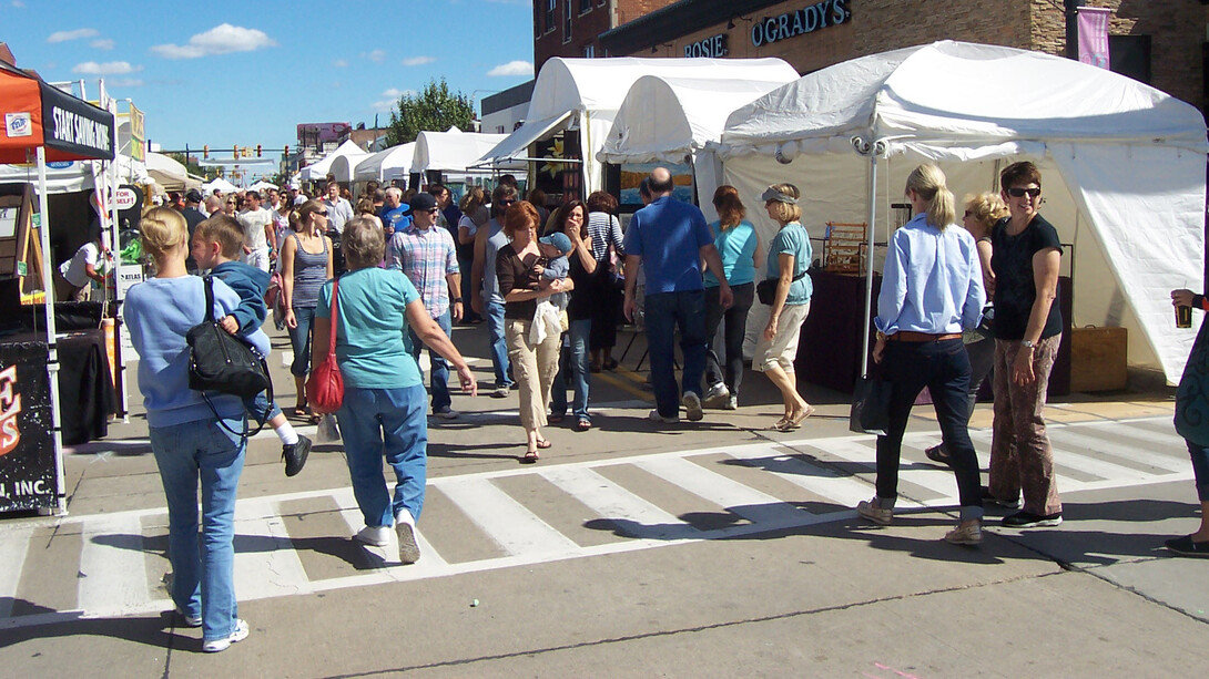 The Funky Ferndale Art Fair, past edition. Courtesy of The Funky Ferndale Art Fair