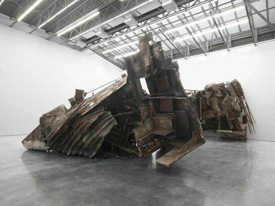 Peter Buggenhout, Caterpillar Logic II, February 28 – April 19, 2014. Installation: Gladstone Gallery, New York. Copyright Peter Buggenhout. Courtesy Gladstone Gallery, New York and Brussels