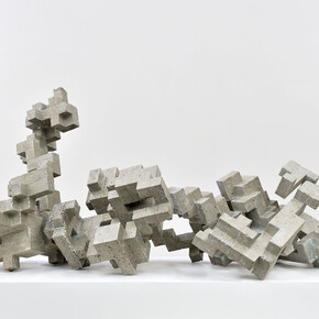 Cheyney Thompson, Broken Volume (10L), 2013, Concrete, 71 x 78.7 x 58 cm / 28 x 31 x 23 inches, Courtesy of Campoli Presti, London / Paris  
