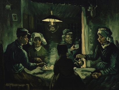 Vincent  Van Gogh, Los comedores de patatas, (1885)