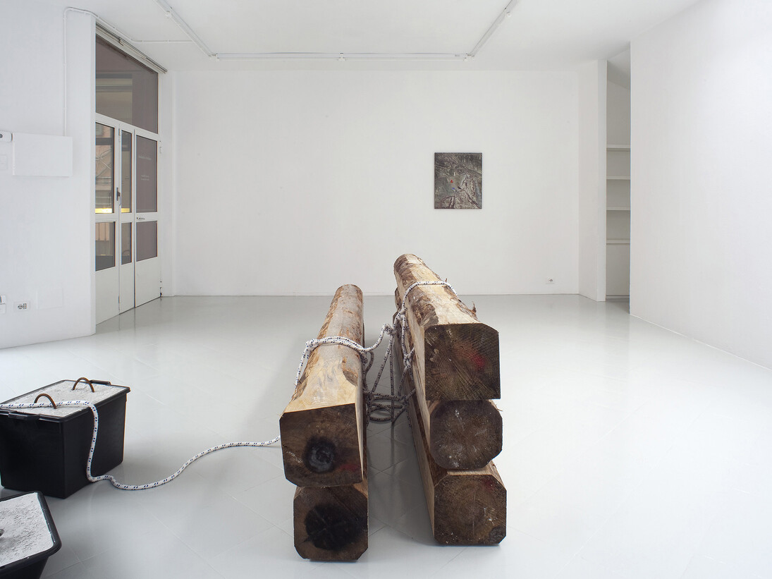 Karsten Födinger & Pieter Vermeersch, Installation View, 2015, Cabinet, Milano, Courtesy Artists and Cabinet Milan, Photo Filippo Armellin