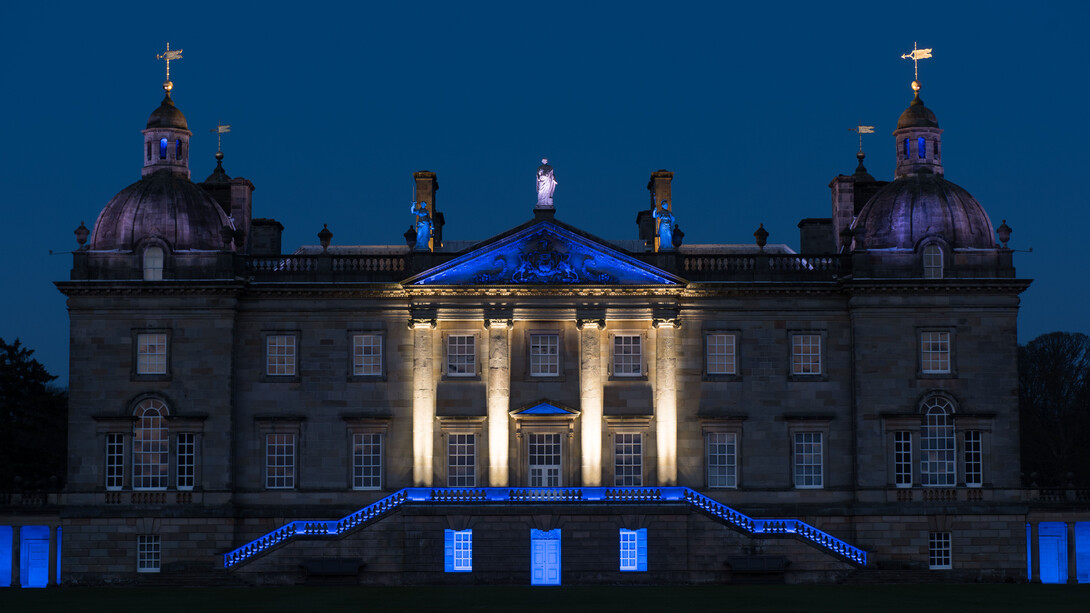 Houghton Hall, 7thJune to 24thOctober, 2015, Lightscape, grounds-view, photo, Finola Gaynor