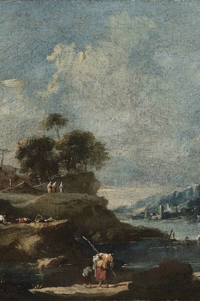 Francesco Guardi. 'Paesaggio di fantasia'